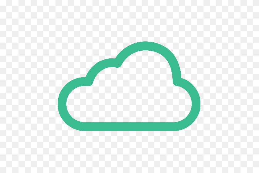 500x500 Значок Облака Векторный Скачать Бесплатные Иконки Сайта - Облако Вектор Png