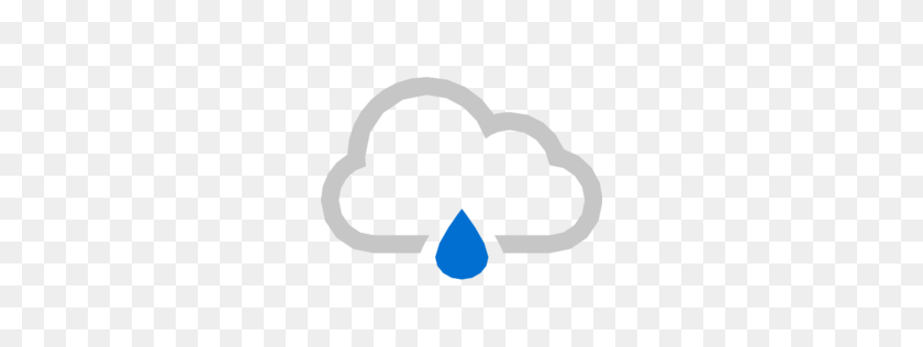 256x256 Cloud,raindrop Pngicoicns Free Icon Download - Raindrop PNG