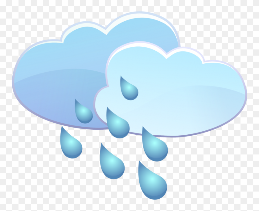 1024x818 Облака И Капли Дождя Значок Погоды Png Клип Арт Капли Клипарт - Дождь Деньги Клипарт