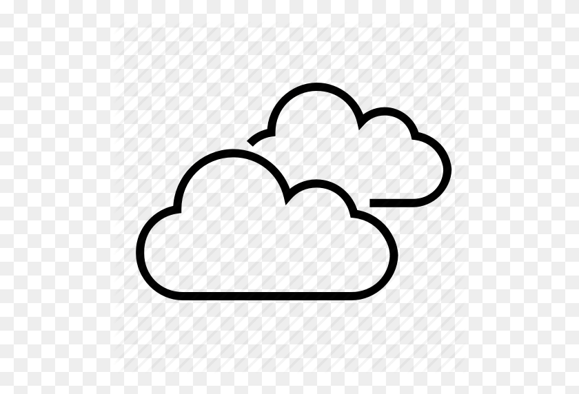 512x512 Nubes, Nublado, Parcialmente Nublado, Icono De Pronóstico Del Tiempo - Parcialmente Nublado Clipart