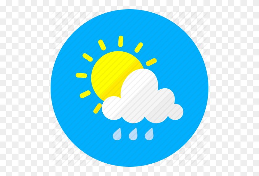 512x512 Nubes, Nublado, Cielo, Sol, Soleado, Temperatura, Clima Icono - Cielo Nublado Png