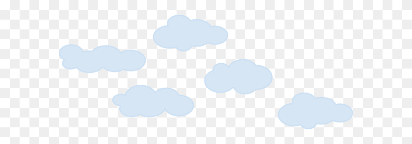600x234 Clouds Group Clip Arts Download - Blue Sky With Clouds Clipart