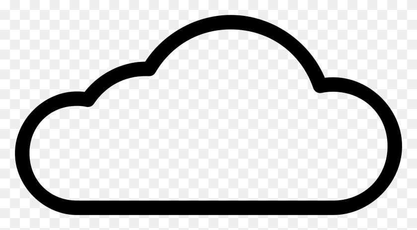 2363x1226 Clouds Icon Png Png Image - Black Clouds PNG