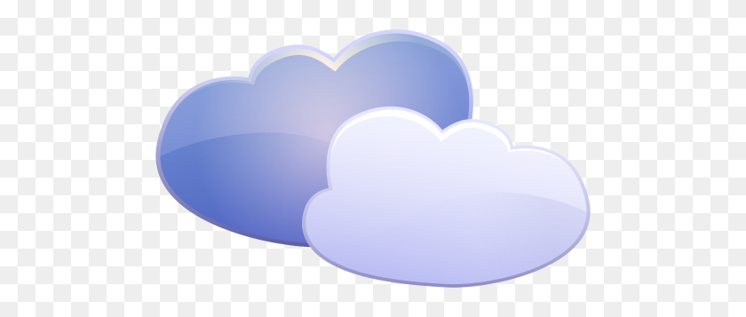 500x297 Значок Погоды Облака Png Картинки - Голубое Небо С Облаками Клипарт
