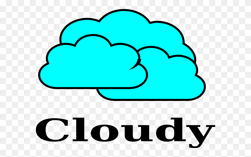 600x464 Cloudy Clip Art - Cloudy Clipart