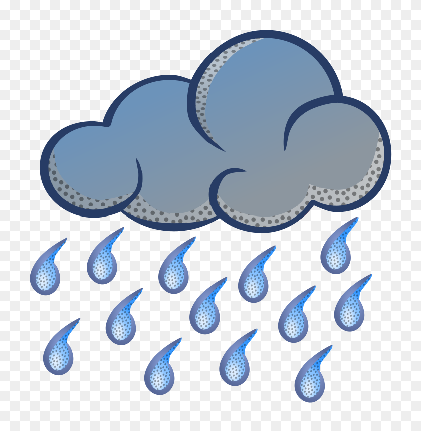 773x800 Cloudy Clipart Man In Rain, Cloudy Man In Rain Transparent Free - Cloudy Clipart