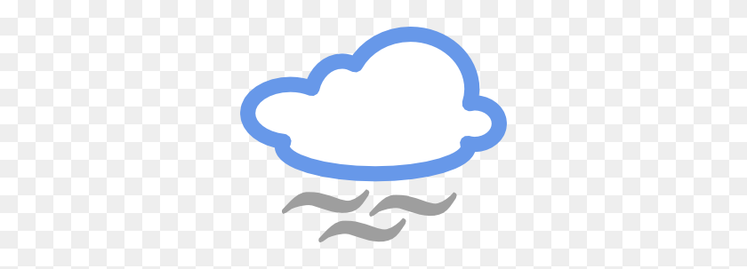 300x243 Cloudy Weather Symbols Clip Art - Weather Forecast Clipart