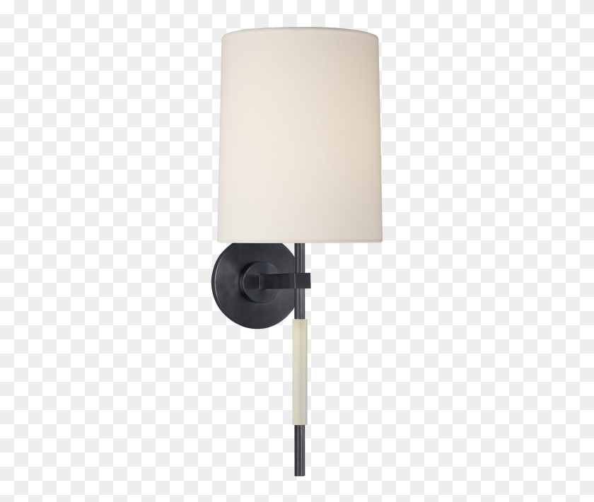 650x650 Clout Tail Sconce In Bronze With Linen Shade - Clout PNG