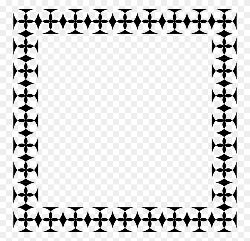 750x750 Clover Network Computer Icons Picture Frames Angle Sticker Free - Square Frame Clipart