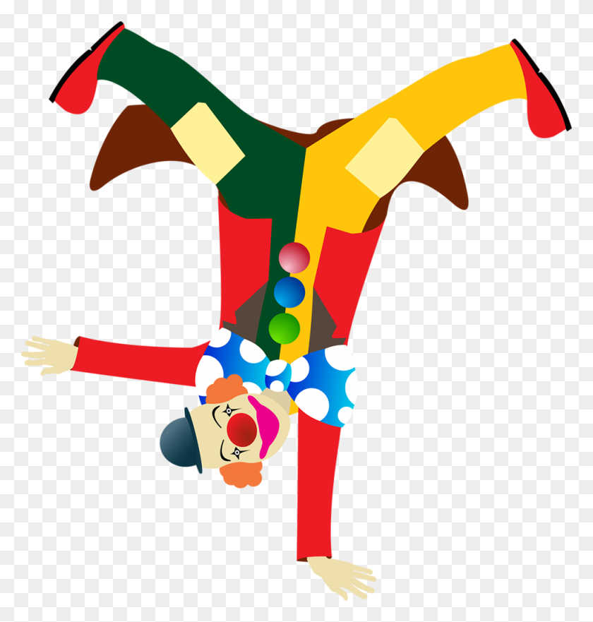 972x1024 Clown - Juggler Clipart