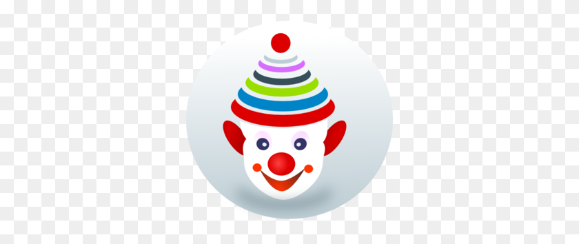 300x294 Clown Clip Art - Clown Hat Clipart