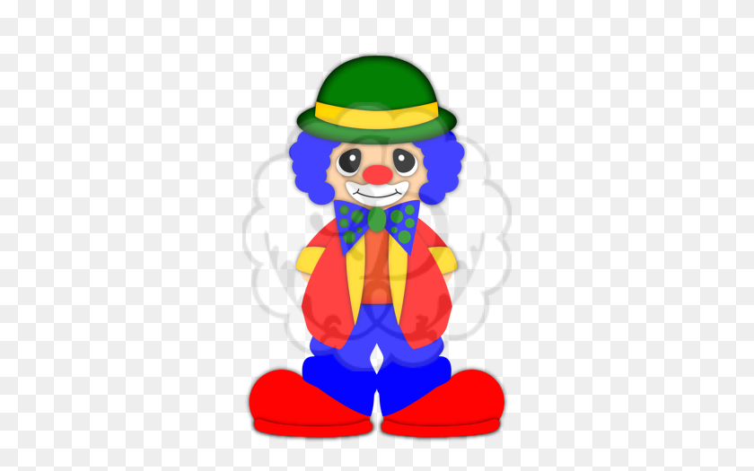 300x465 Clown Clip Art - Cute Clown Clipart