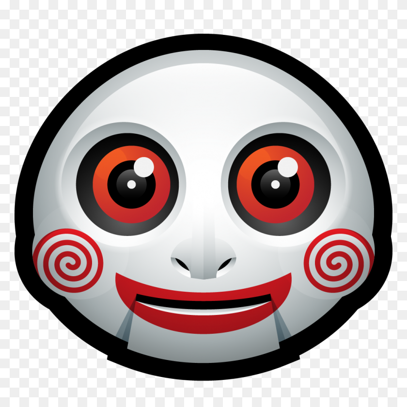 1024x1024 Clown, Doll, Halloween, Jigsaw, Mask, Monster, Saw Icon - Saw PNG