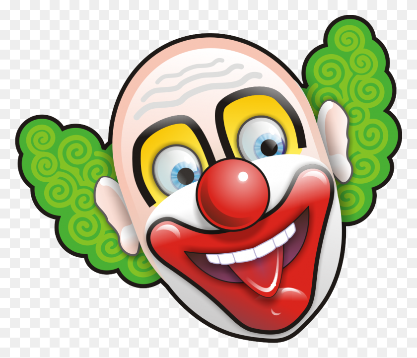 1084x920 Clown Face Clipart - Clown Face Clipart