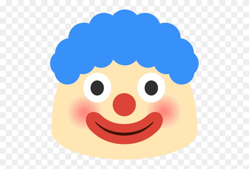 512x512 Clown Face Emoji - Clown Face PNG