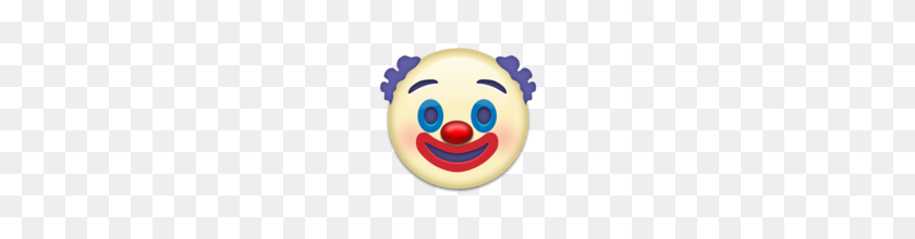 160x160 Clown Face Emoji On Emojipedia - Clown Face PNG