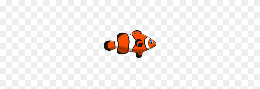190x228 Clown Fish Orange Aquatic Gift Idea - Clown Fish PNG