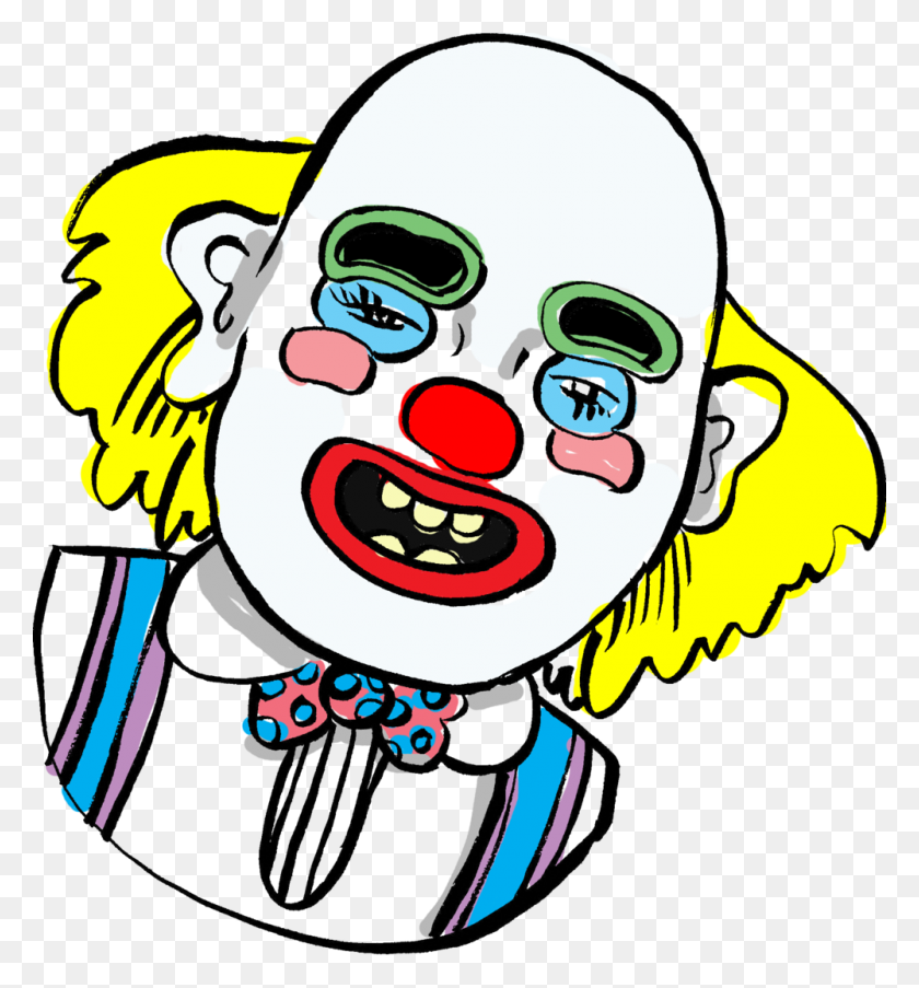 1000x1081 Clown Kirby Salvador - It Clown PNG