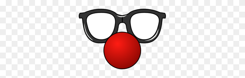 Clown Nose With Glasses Clip Art Red Nose Clipart Stunning