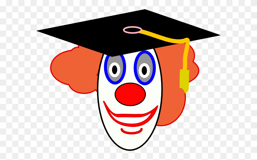 600x463 Payaso Escuela Graduado Clipart - It Clown Clipart