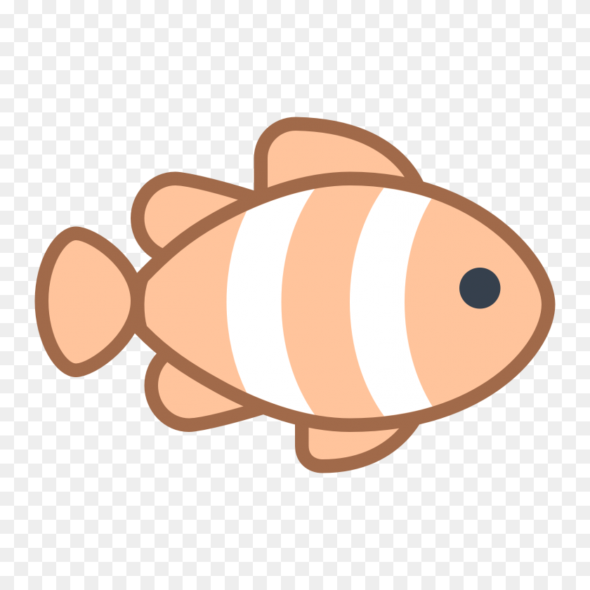 1600x1600 Clownfish Clipart Fish Fin - Clownfish Clipart