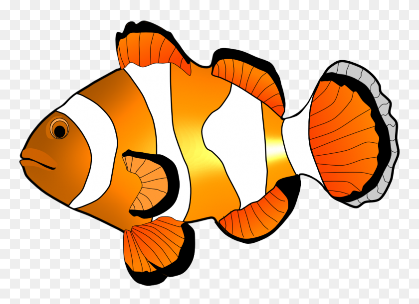 1123x794 Clownfish Clipart Free Download Clip Art - Free Fish Clipart