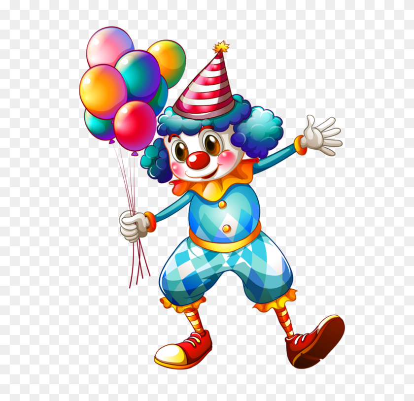 600x754 Clownin 'Birthday, Happy Birthday, Happy - Happy Birthday Banner Clipart