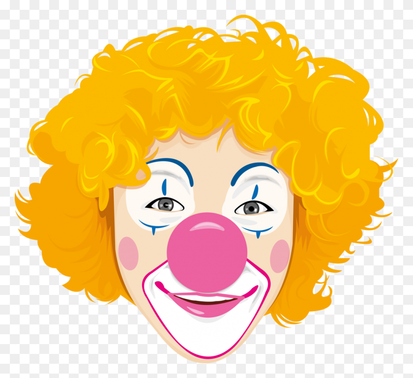1024x931 Clown's Png Image - Clown Face PNG