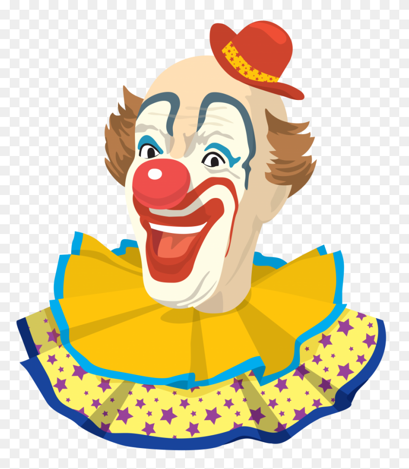 900x1041 Clown's Png Image - Clown Wig PNG