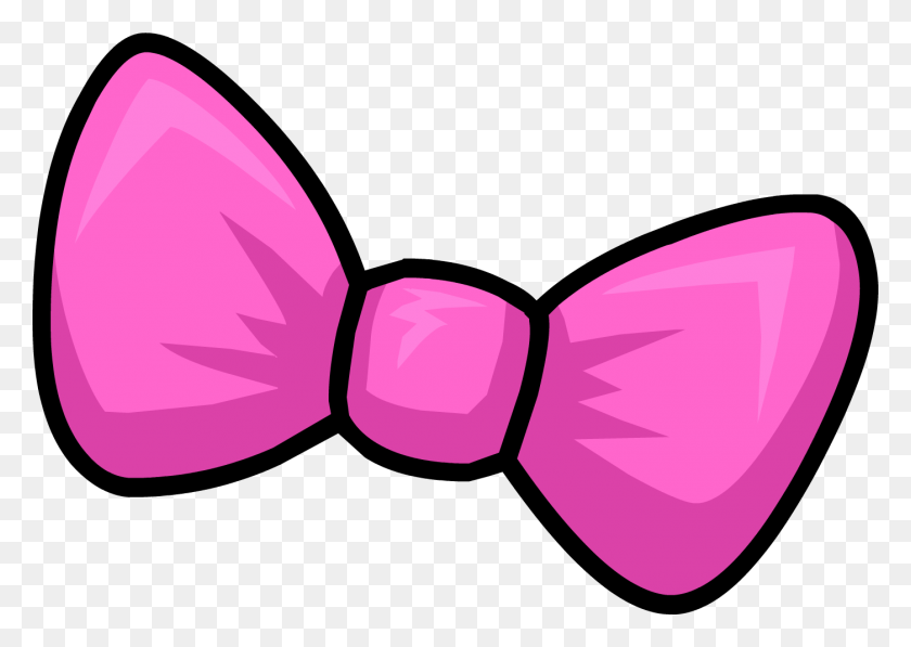 1400x965 Club Bow Clipart, Explore Pictures - Pink Bow Clipart