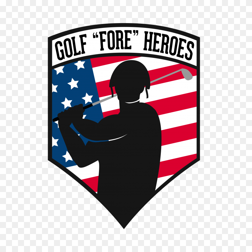 4254x4254 Clubs Fore Veterans Golf Fore Heroes - Veterans Day Clipart 2015