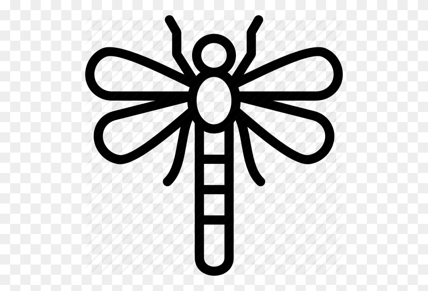 512x512 Clubtail, Dragonfly, Hawker Icon - Dragonfly Clipart Black And White