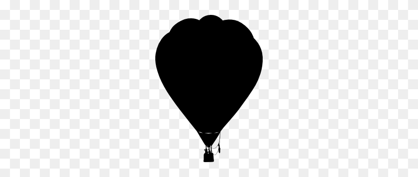 216x297 Clue Hot Air Balloon Outline Silhouette Clip Art - Black Balloon Clipart