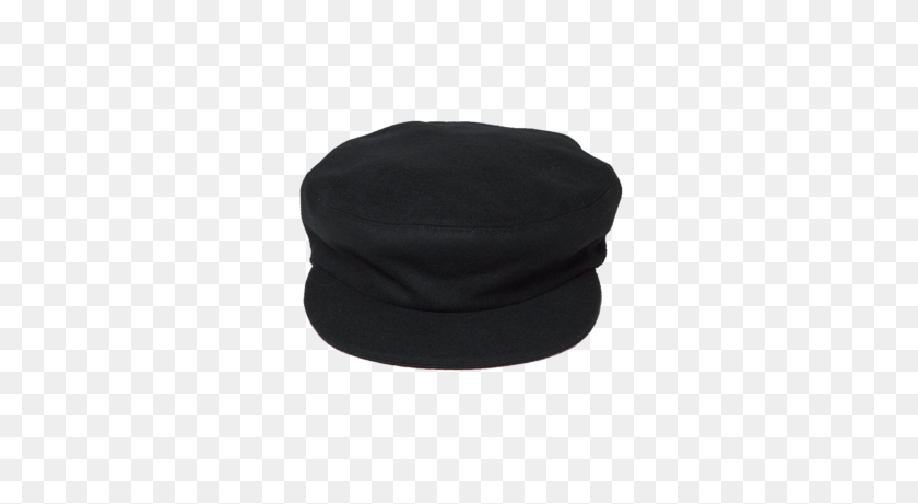 600x401 Clyde Acton Hat In Black Wool Garmentory - Backwards Hat PNG