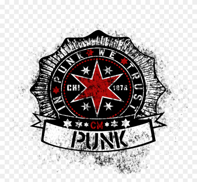 900x826 Cm Punk Logotipo De La Lucha Libre Cm Punk, Punk Y Wwe - Seth Rollins Logotipo Png