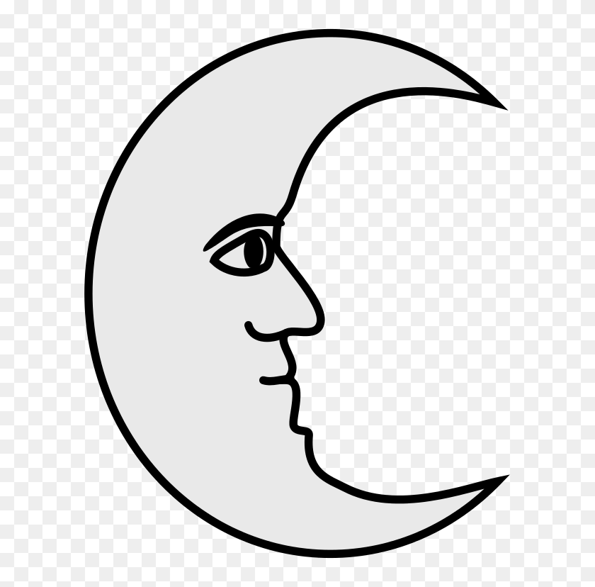 625x768 Элементы Иллюстрации Coa Планета Луна - Планета Клипарт Черный И Белый