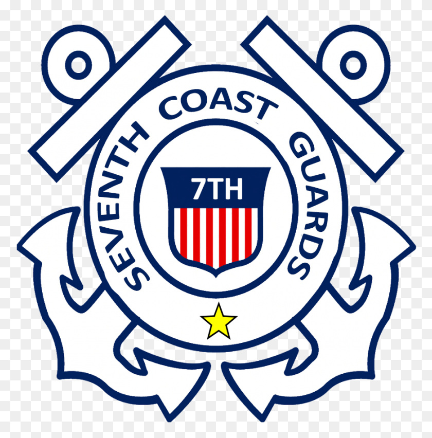 870x884 Береговая Охрана Ищет Более Активного Ролевого Игрока - Логотип Береговой Охраны Png