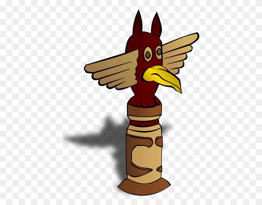 438x600 Coast Totem Pole Eagle Celebrate The National Emblem With This - Coast Clipart