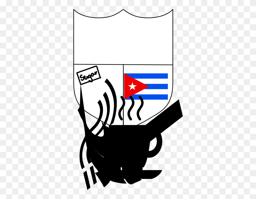 360x595 Coat Of Arms Cuba Clip Art - Cuba Clipart