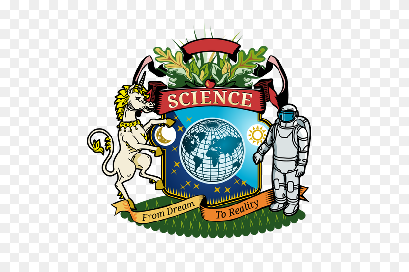 500x500 Coat Of Arms For Science - Reality Clipart