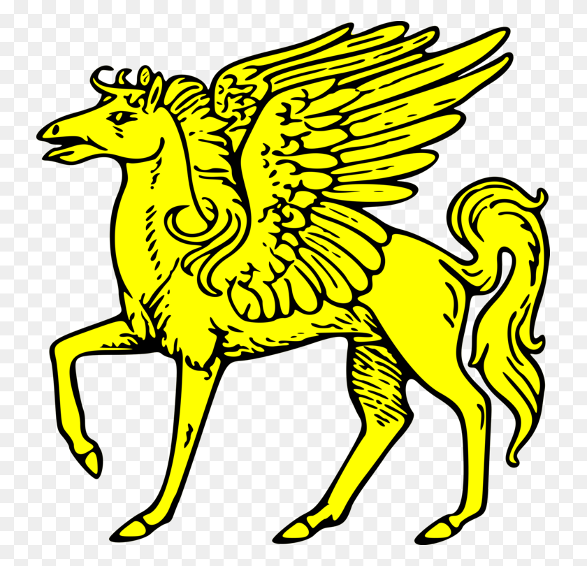 735x750 Escudo De Armas De La Heráldica De Pegasus Crest Descargar - Los Brazos Abiertos De Imágenes Prediseñadas