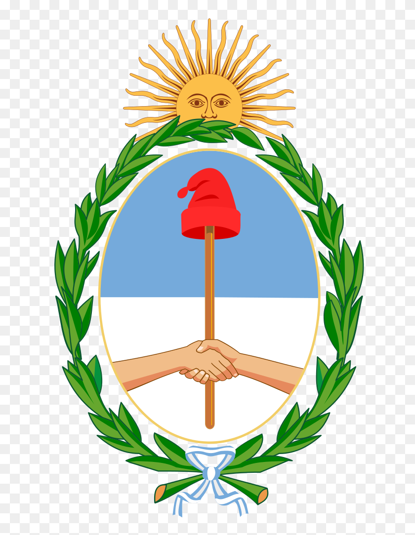724x1024 Coat Of Arms Of Argentina - Argentina Flag PNG