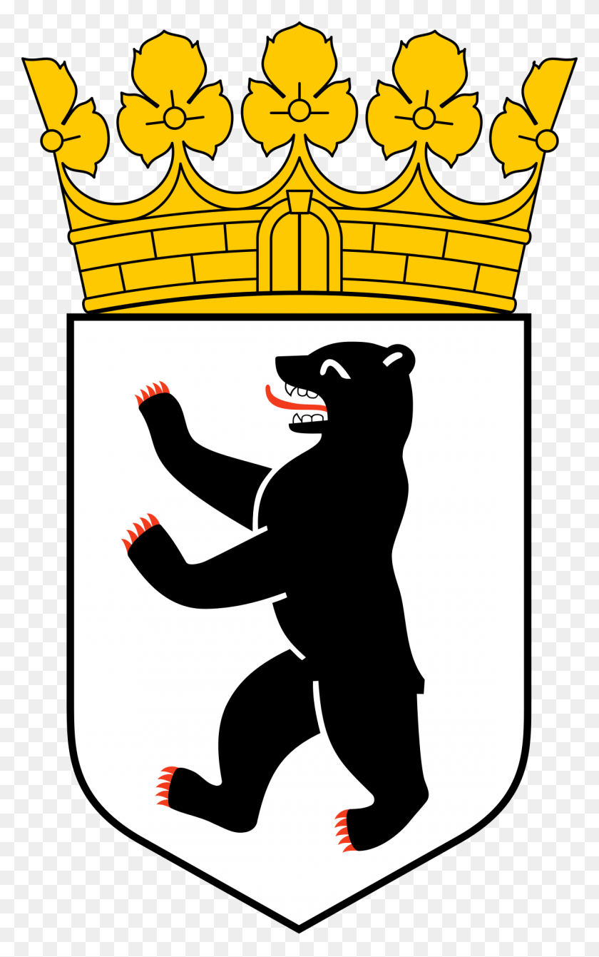 1200x1971 Coat Of Arms Of Berlin - Fur Coat Clipart