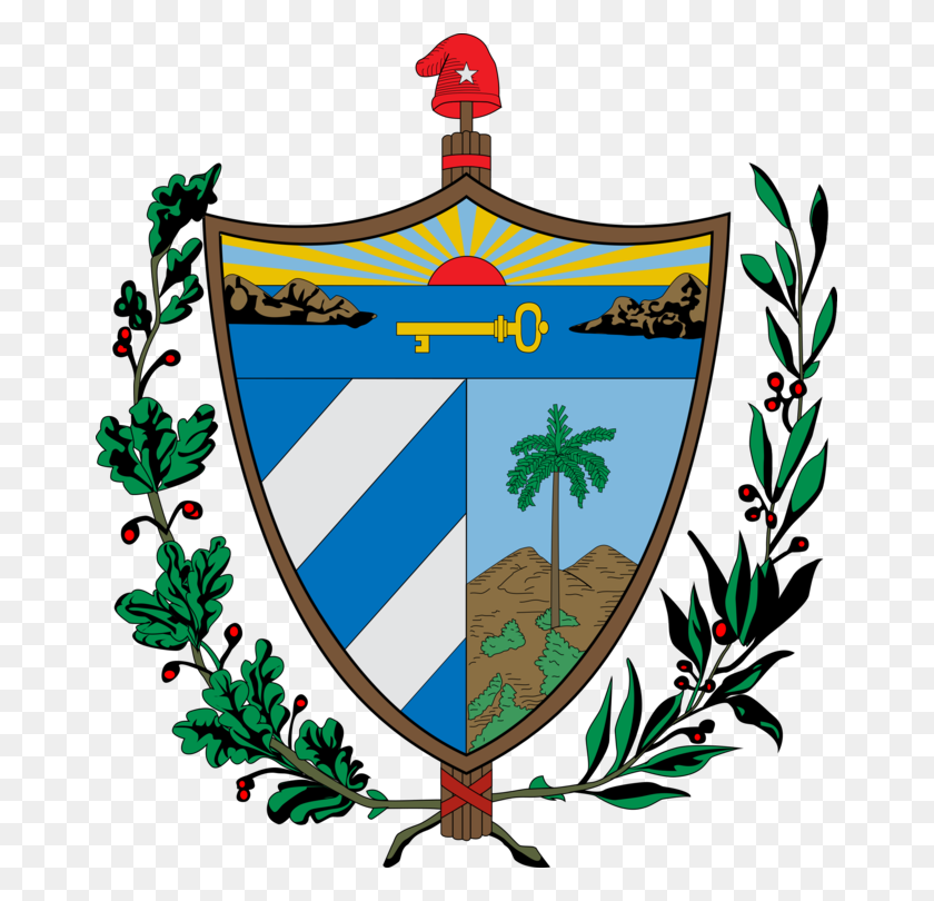 667x750 Coat Of Arms Of Cuba Coat Of Arms Of Finland National Emblem Free - Coat Clipart