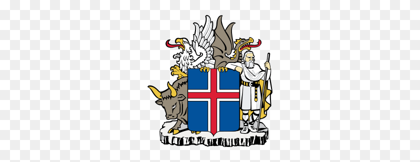 250x264 Герб Исландии - Герб Клипарт