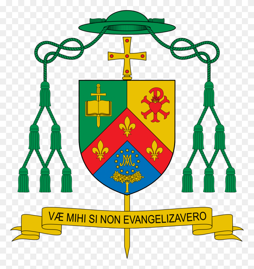 1000x1066 Coat Of Arms Of Jesus Castro Marte - Jesus With Open Arms Clipart