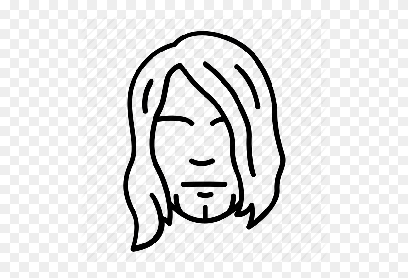 512x512 Cobain, Face, Kurt, Kurt Cobain, Musician, Nirvana, Singer Icon - Nirvana PNG