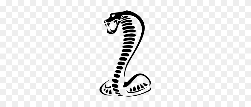 300x300 Etiqueta Engomada Del Esquema De La Serpiente Cobra - Clipart De Serpiente En Blanco Y Negro