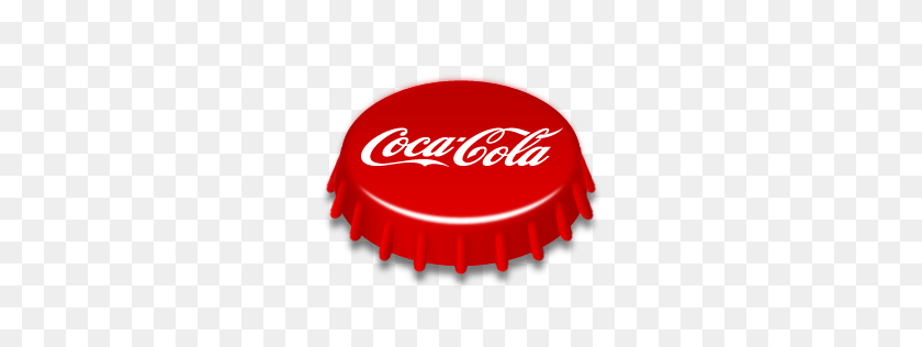 256x256 Coca Cola Icono De Descarga De Soda Pop Caps Iconos Iconspedia - Tapa De Botella Png