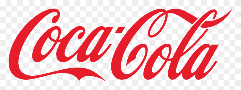 2000x655 Кока-Кола Логотип Текст Прозрачный Png - Банка Кока-Колы Png